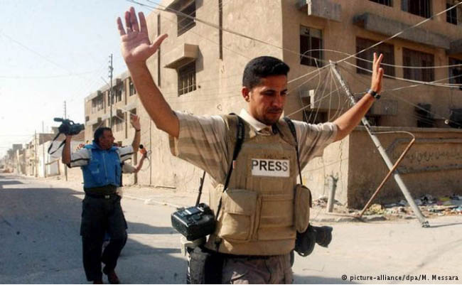  در سال ۲۰۱۶ میلادی 74 خبرنگار کشته شده اند